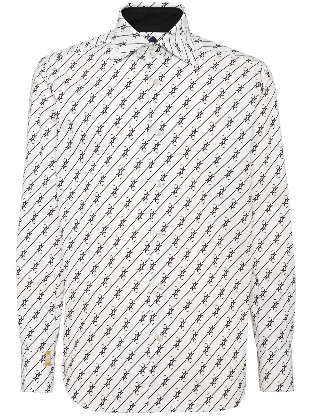 Billionaire Overhemd met monogram Wit