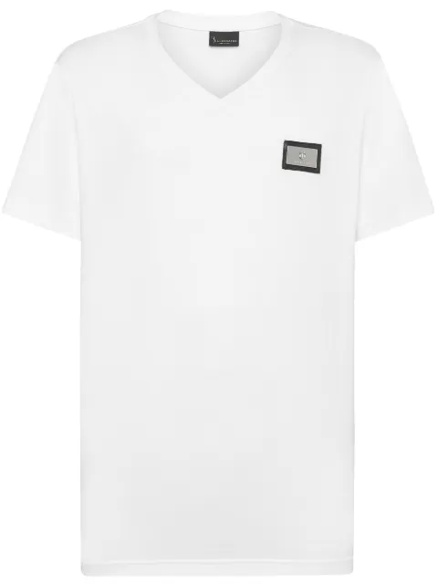 Billionaire logo plaque cotton t-shirt 