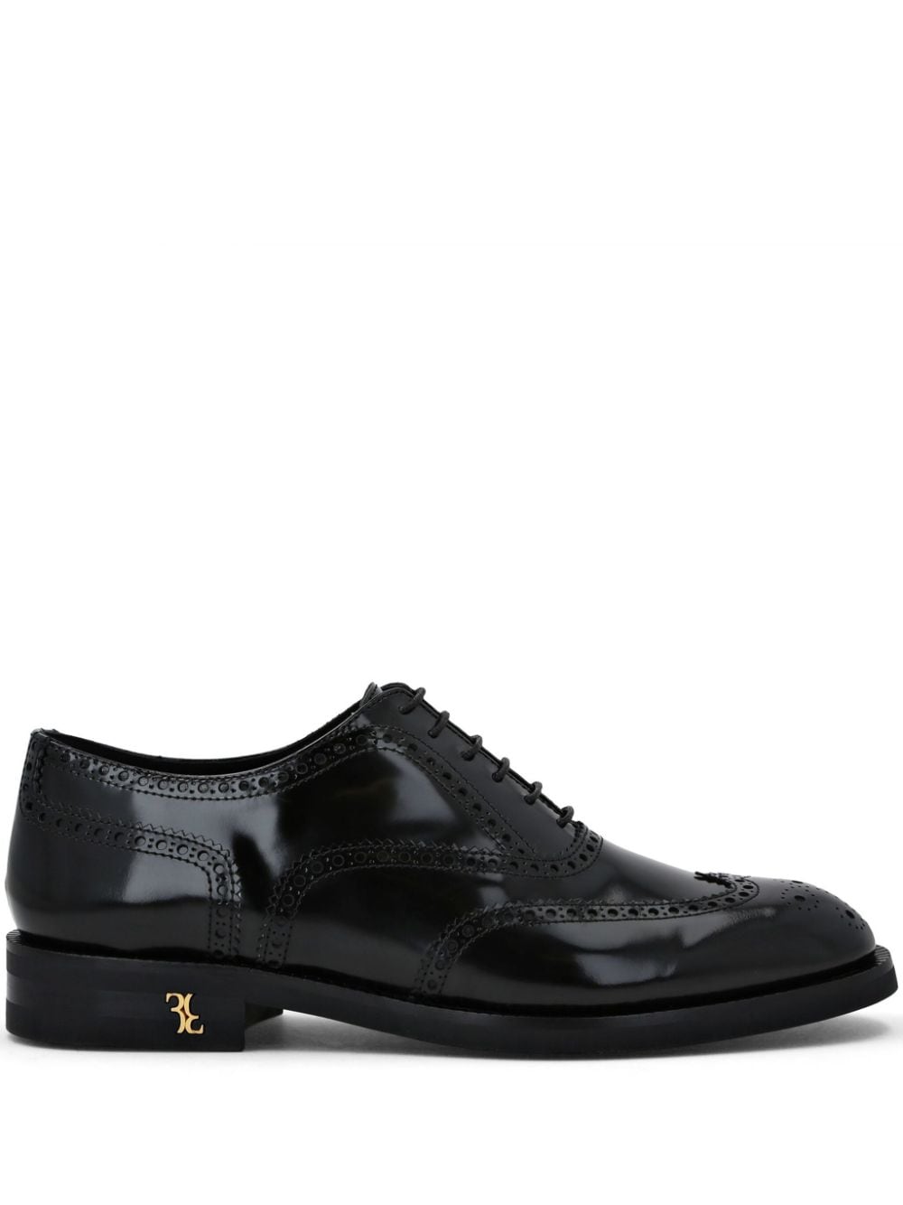patent-finish leather oxford shoes