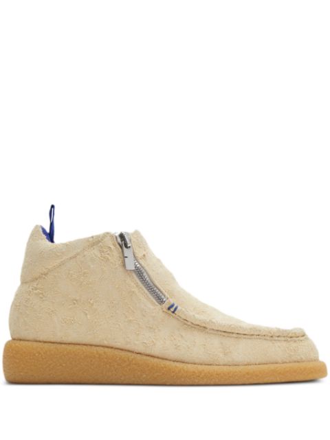 Burberry Chance suede boots