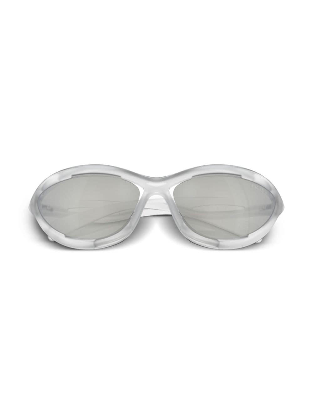 Shop Prada Pr A23s Cat-eye Frame Sunglasses In Neutrals