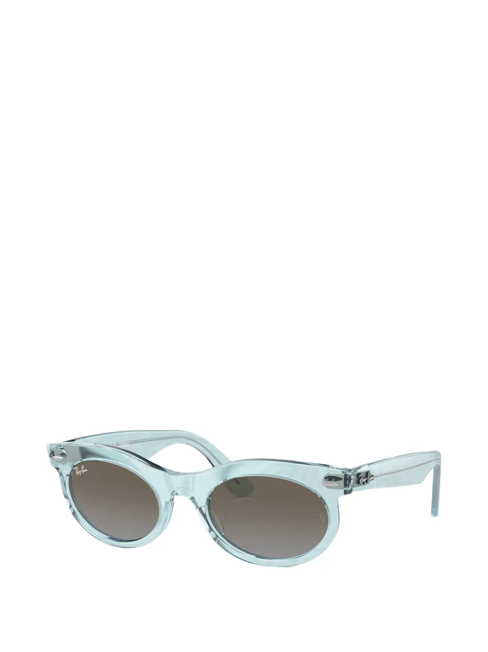 Ray-Ban Wayfarer Oval Change zonnebril met ovalen montuur Blauw