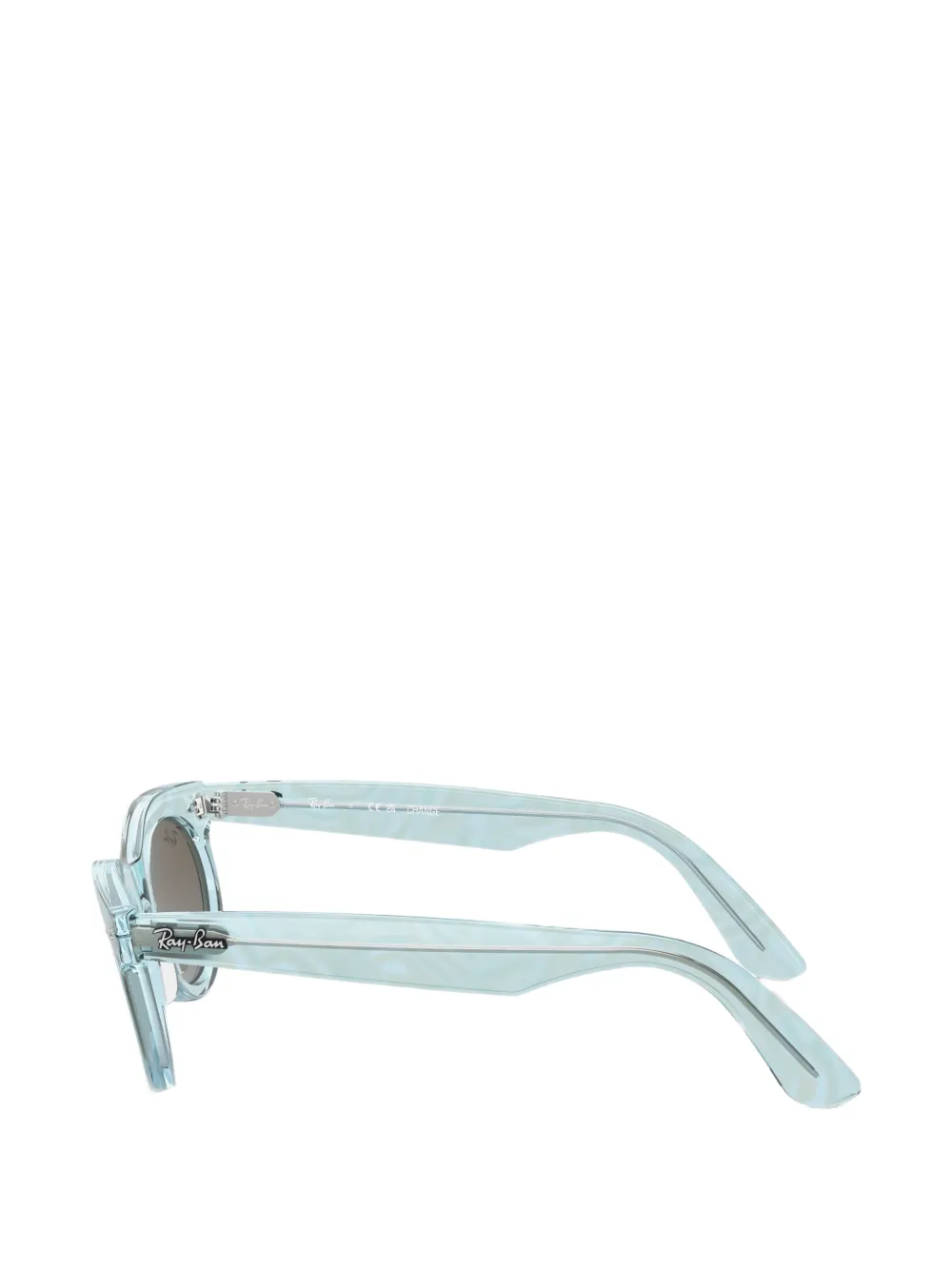 Ray-Ban Wayfarer Oval Change zonnebril met ovalen montuur Blauw