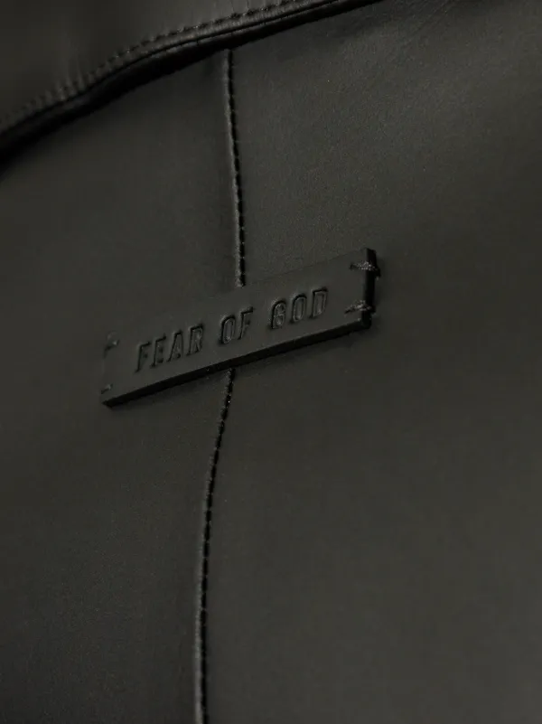Fear Of God high-neck faux-leather Jacket | Black | FARFETCH JO Fear Of God high-neck faux-leather Jacket | Black | FARFETCH JO
