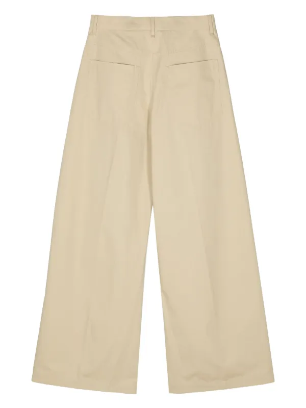 Sportmax Gebe wide-leg Trousers | Neutrals | FARFETCH EG
