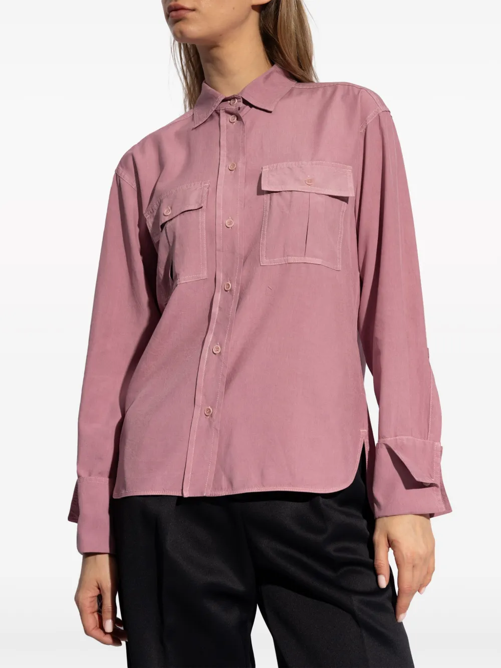 Max Mara Zijden blouse Roze