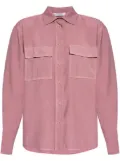 Max Mara button-up silk shirt - Pink