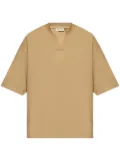 Fear Of God V-neck drop-shoulder T-shirt - Neutrals