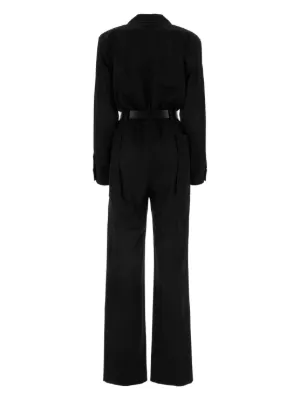 Saint Laurent《ジャンプスーツ》コットンツイル ブラック 直営
