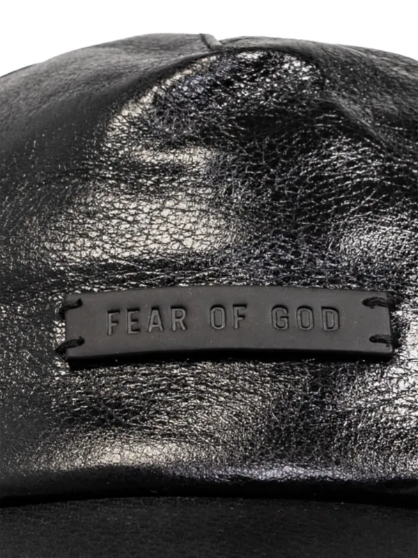 Fear Of God レザー キャップ | ブラック | FARFETCH JP