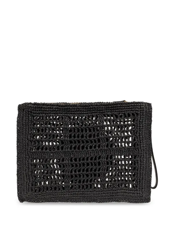 クラッチバッグ Tory Burch 169515.ELLA Clutches Tory Burch Ella Crochet Clutch Bag | Black | FARFETCH JO