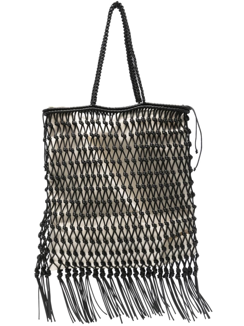 fabiana filippi knot-construction tote bag - noir