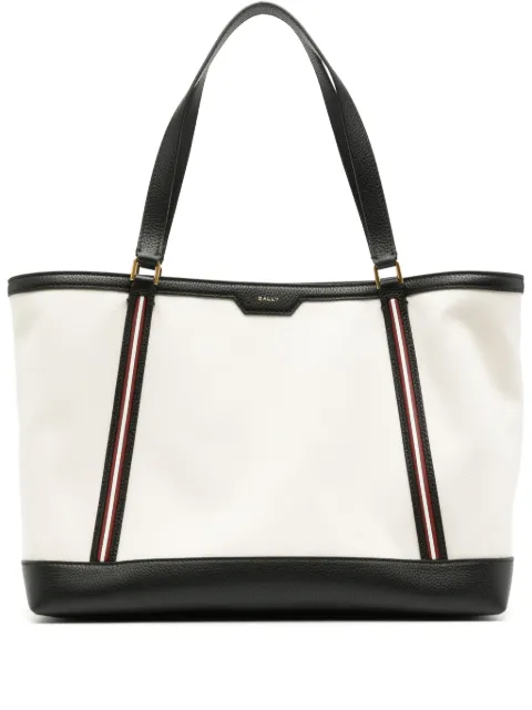 Bally Code canvas tote bag