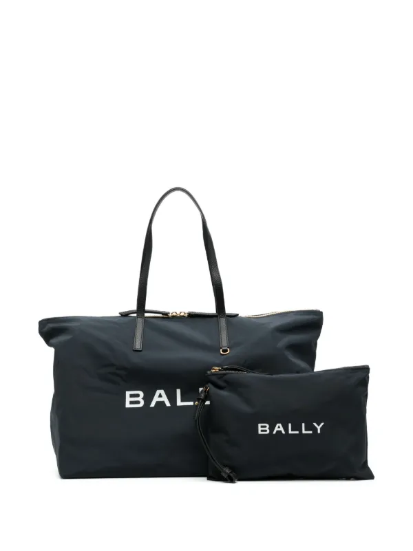 Bally Foldable logo-print Tote Bag | Blue | FARFETCH IN