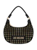 Love Moschino eyelet-embellished mini bag - Black