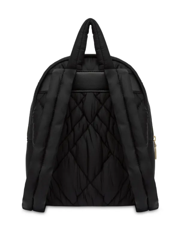Love Moschino キルティング バックパック | ブラック | FARFETCH JP
