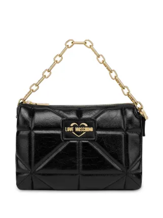 Love Moschino faux-leather Cross Body Bag | Black | FARFETCH