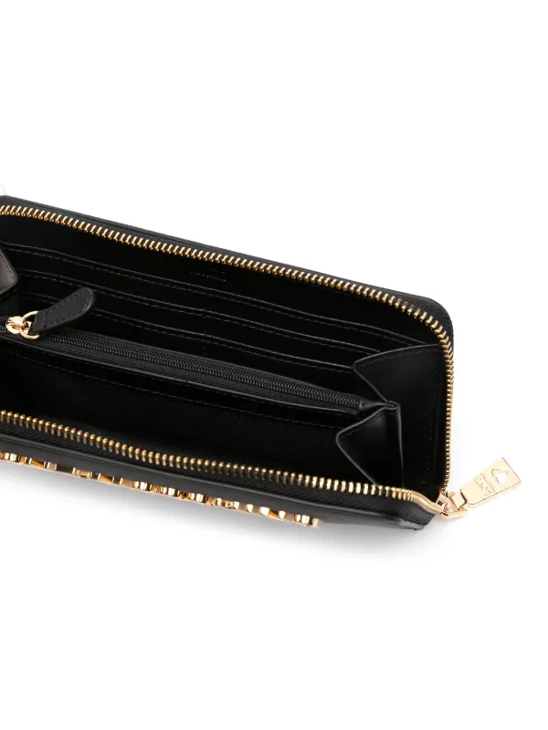 LOVE MOSCHINO ラブモスキーノ 三つ折り財布 ブラック Love Moschino 財布 | ブラック | FARFETCH JP