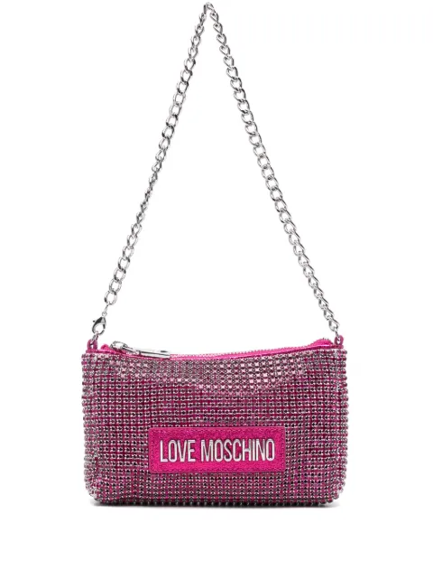 Love Moschino logo-lettering shoulder bag WOMEN