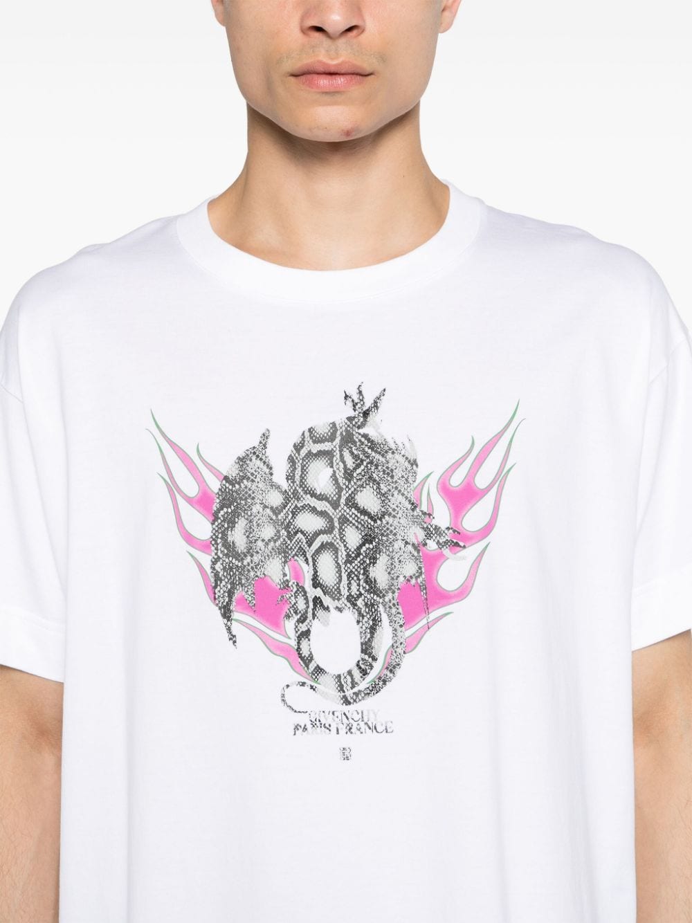 Givenchy logo-print cotton T-shirt Wit