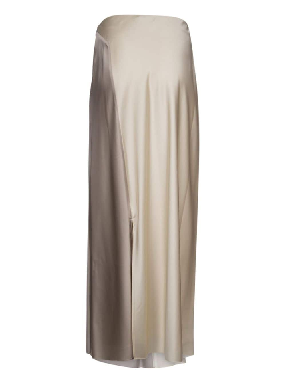 Calvin Klein colour-block maxi skirt - Beige