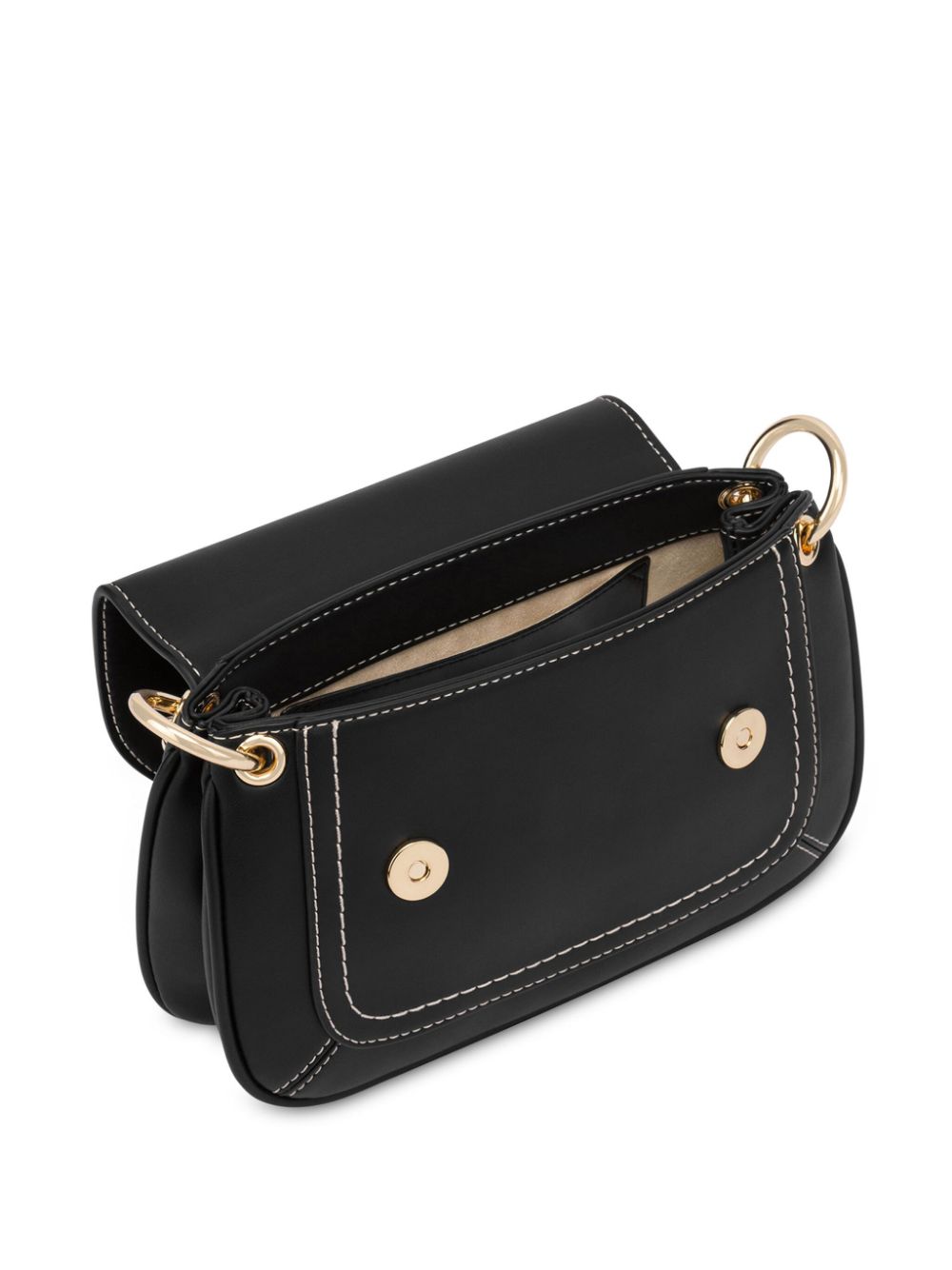 Love Moschino buckled faux-leather shoulder bag Women