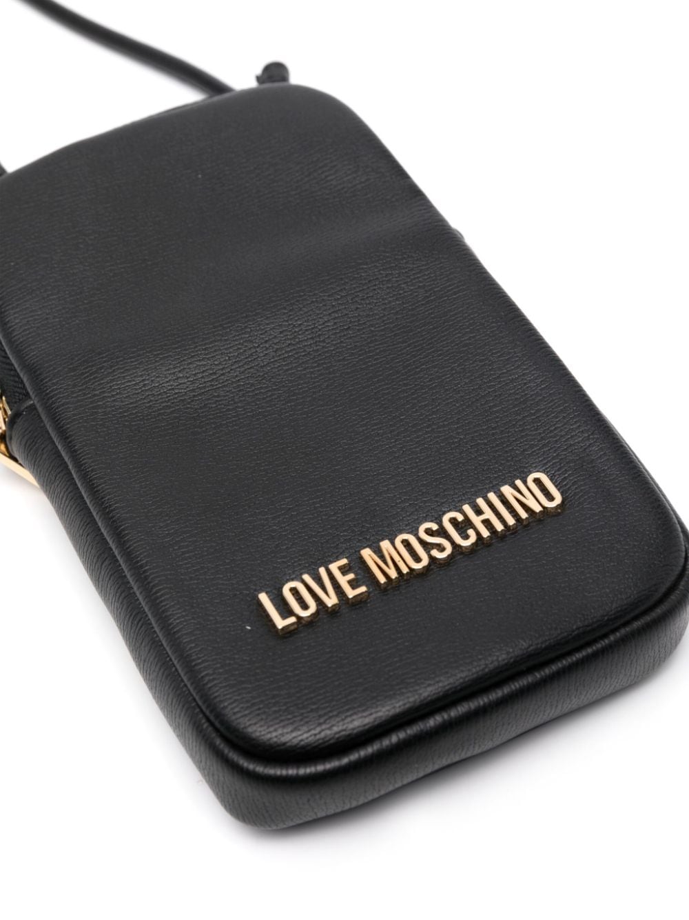 LOVE MOSCHINO LOGO-LETTERING PHONE CASE 