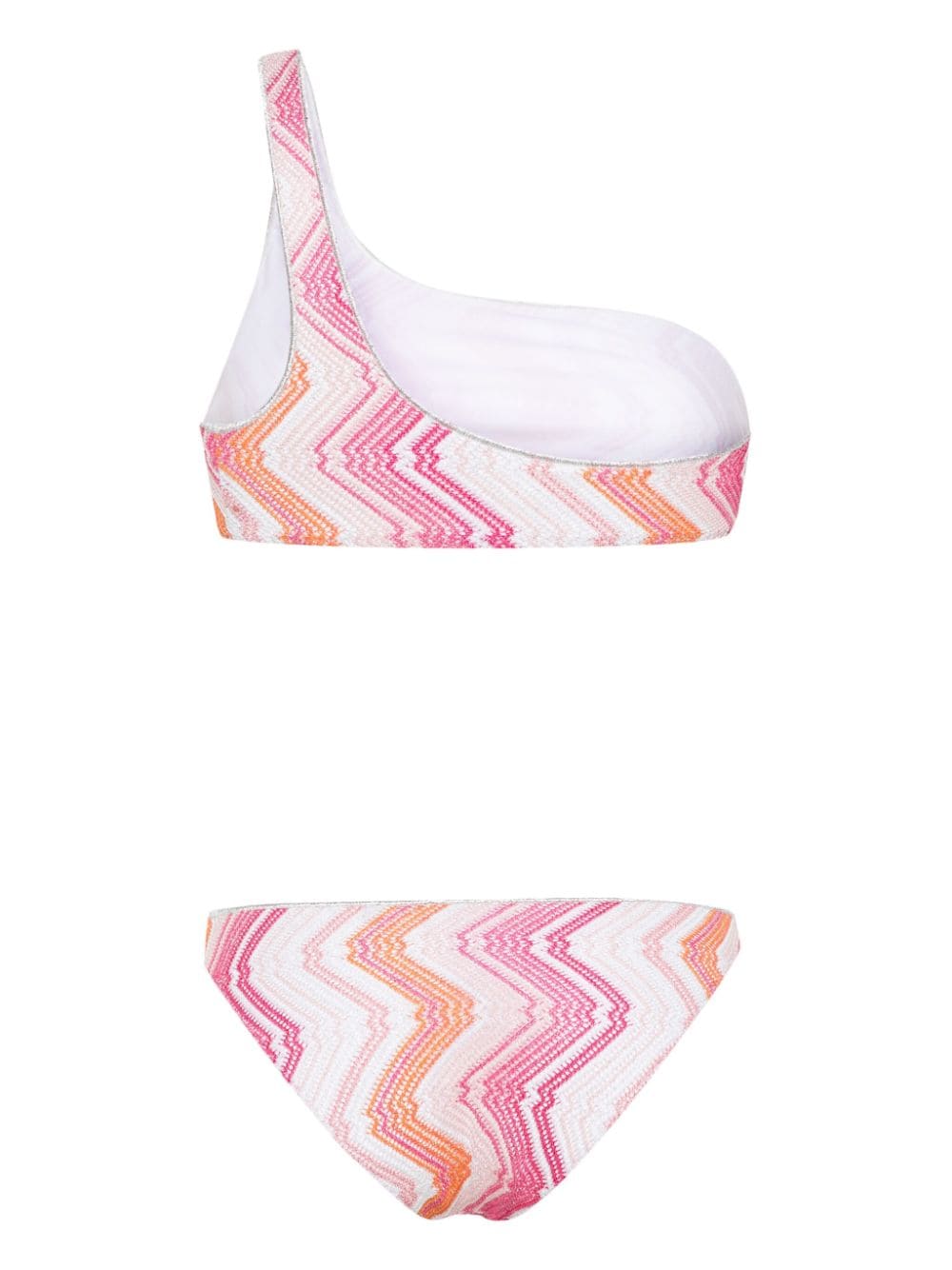 Missoni chevron-knit bikini - Roze