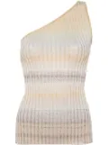 Missoni one-shoulder knitted top - Neutrals