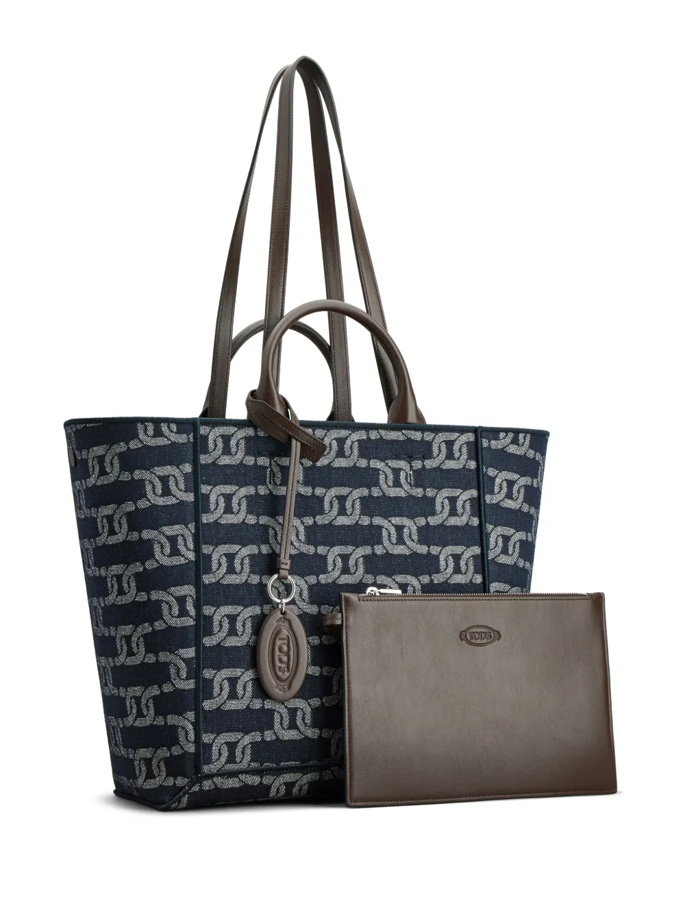 Tod's Canvas shopper - Blauw