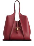 Tod's T Timeless leather tote bag - Red