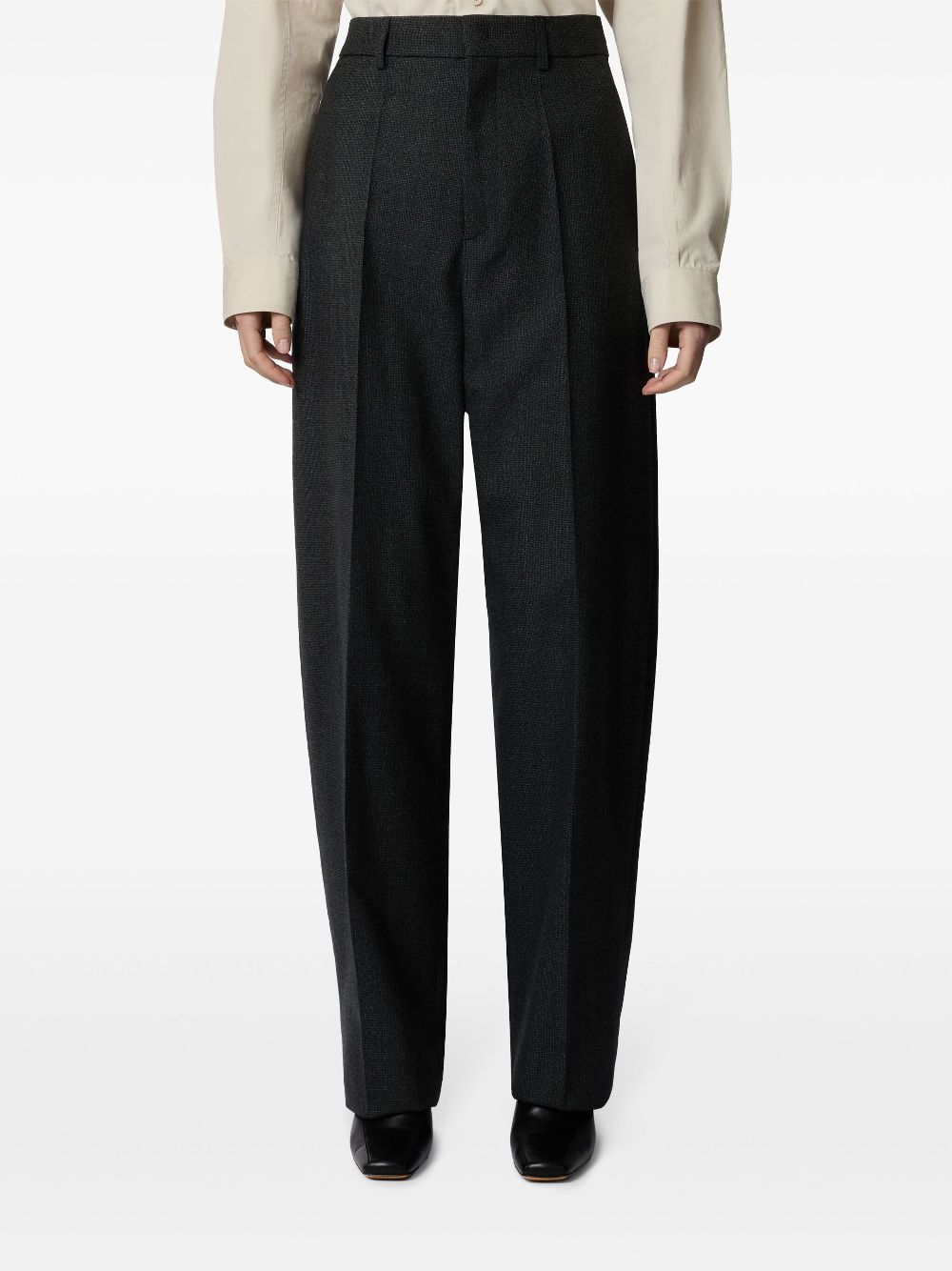 Tod's wool trousers - Black