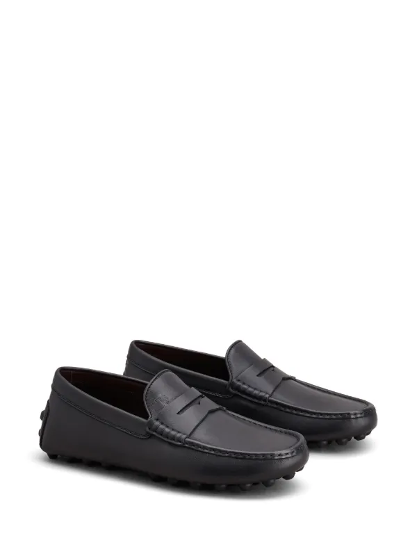Tod's Gommino Leather Penny Loafers Black FARFETCH GR