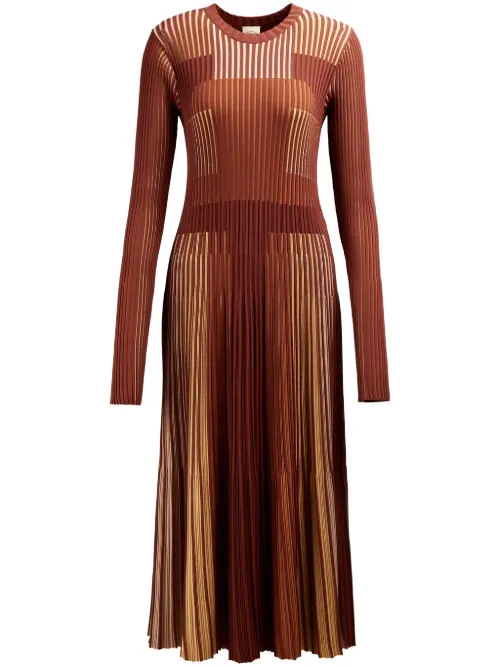 Robe en maille à rayures - Tod's - Modalova
