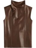 Tod's leather top - Brown