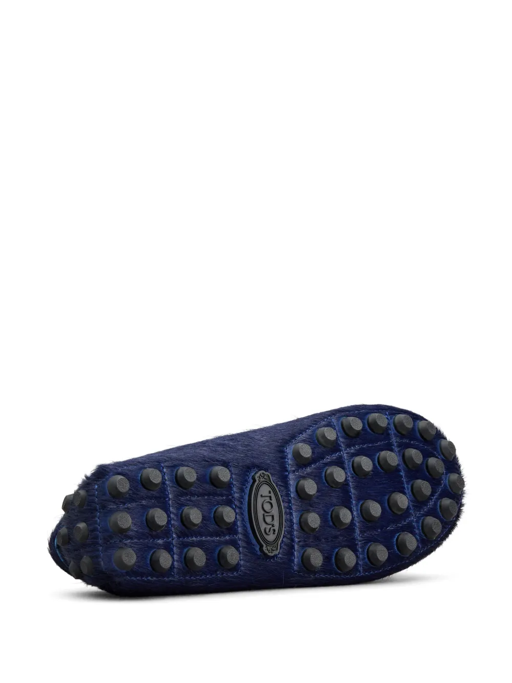 Tod's Gommino calf-hair loafers Blue