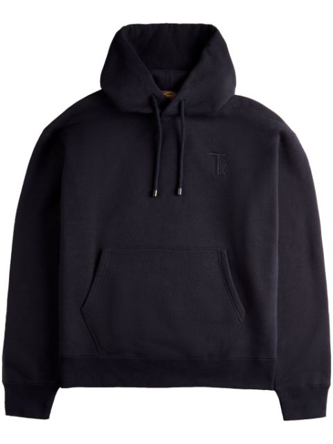 Tod's hoodie en coton à logo brodé