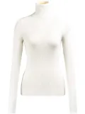 Tod's roll-neck ribbed-knit jumper - White