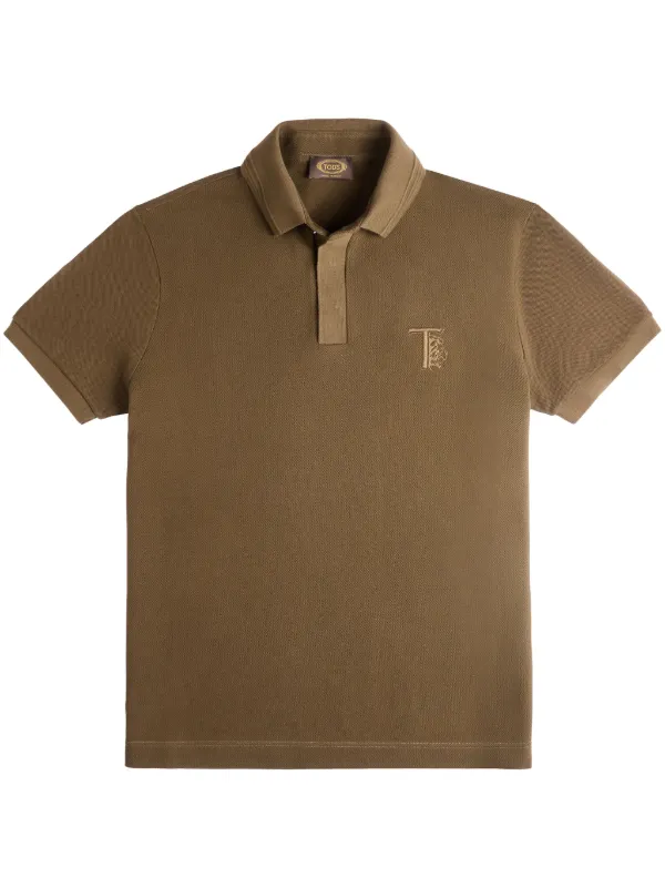 Tod's Polo Shirt in Piquet in Green