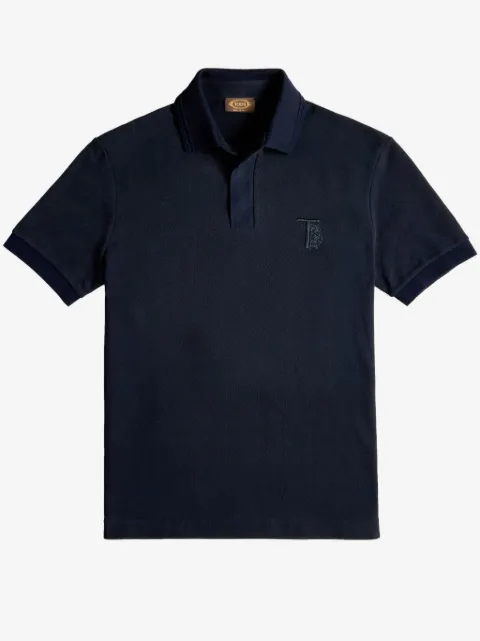 Tod's embroidered-logo polo shirt