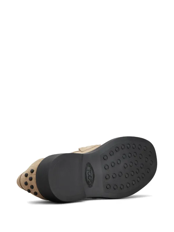 【洗練されたデザイン】TOD'S スエード ペニーローファー Tod's スエード ペニーローファー | ブラウン | FARFETCH JP