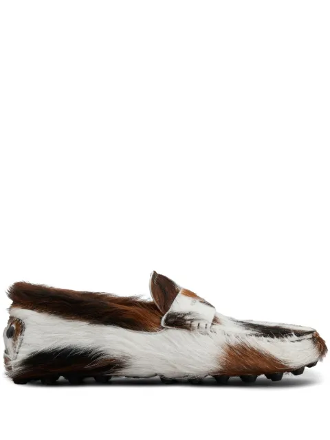 Tod's multi-colour calf-hair loafers