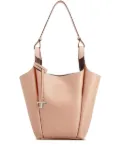 Tod's logo charm two-way shoulder bag - Neutrals