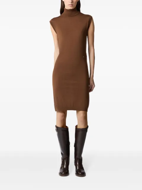 Tod's logo-embroidered midi dress X7WM349720EVRK - 1