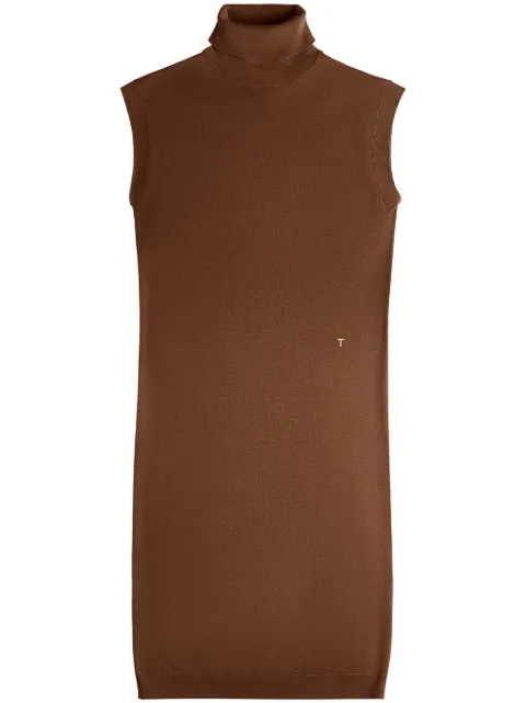 Tod's logo-embroidered midi dress X7WM349720EVRK - 0