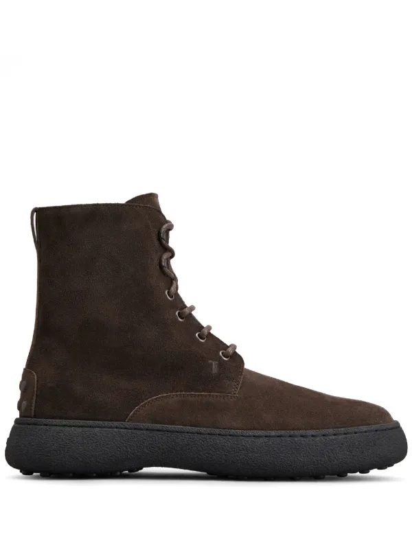 Tod s W. G. Heritage Ankle Boots Brown FARFETCH CA