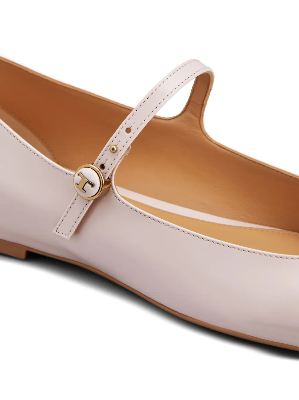 Tod's leather ballerina shoes Neutrals