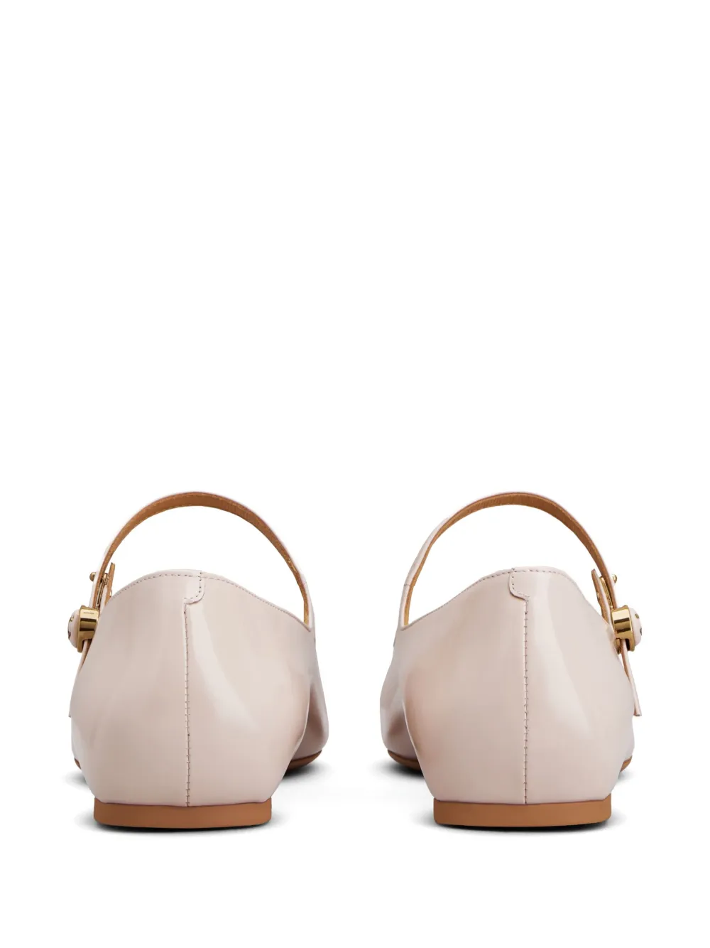 Tod's leather ballerina shoes Neutrals