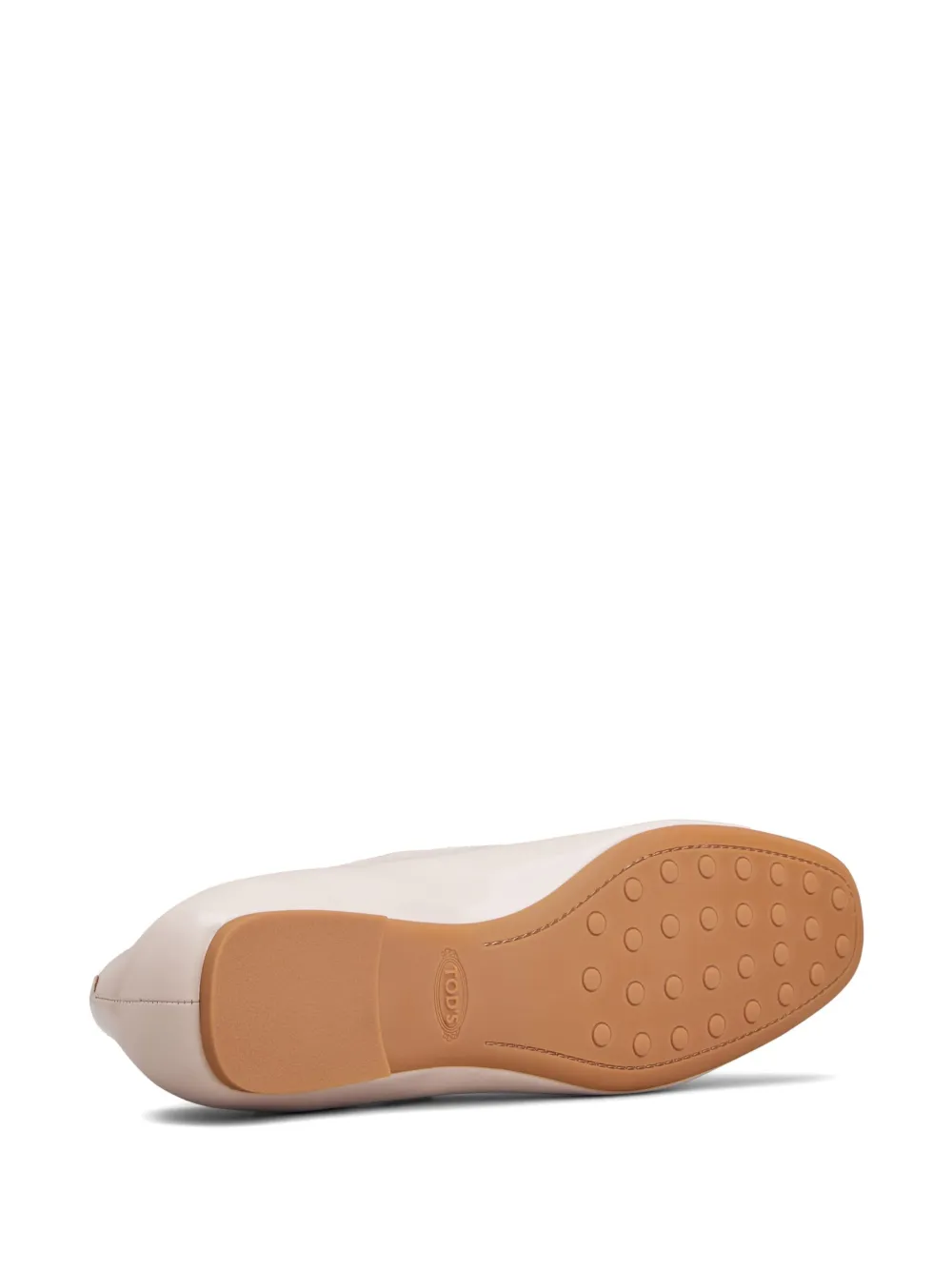 Tod's leather ballerina shoes Neutrals