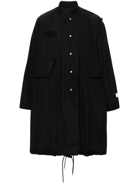 sacai Thomas Mason fishtail-design coat